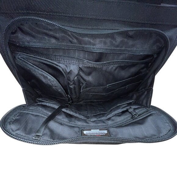 Tumi Alpha 3 Black Nylon Handles & Shoulder Strap T-Pass Laptop Briefcase Sz L - Picture 8 of 16